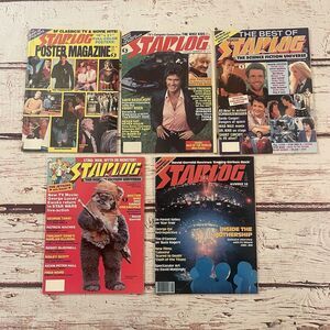 Starlog Magazine Vol 4 (Posted Included) #79 Vol 7 #101 #38 Star Wars Lot of 5
